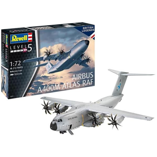 Maquette flygplan: Airbus A400M Atlas RAF
