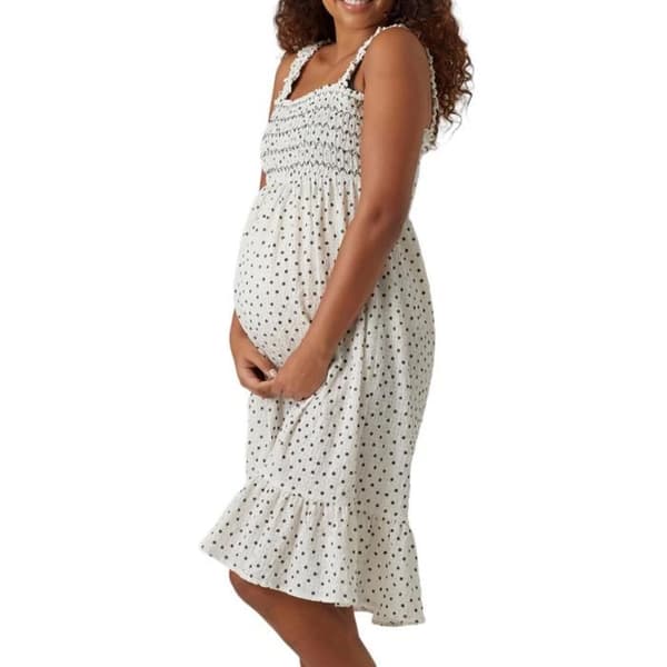 Robe Blanche Femme Mamalicious Lesma