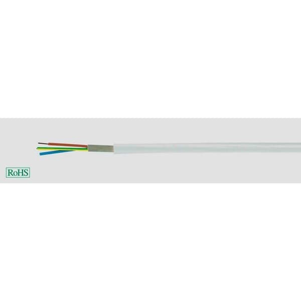 Installationskabel Helukabel 39006 NYM-O 2 x 1.5 mm² grå 100 m