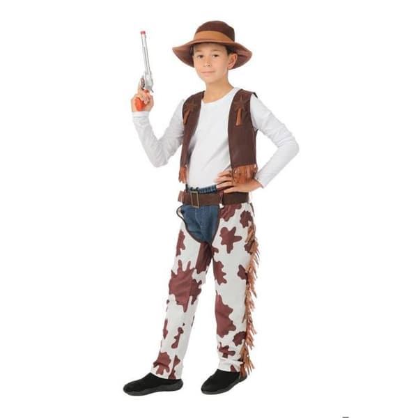 Kostym Barn Cowboy Storlek 5-6 år (S)