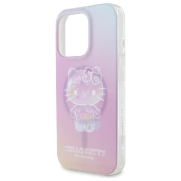 Telefonfodral - HELLO KITTY - iPhone 16 Pro - 50-årsjubileum - Gradienteffekt - MagSafe
