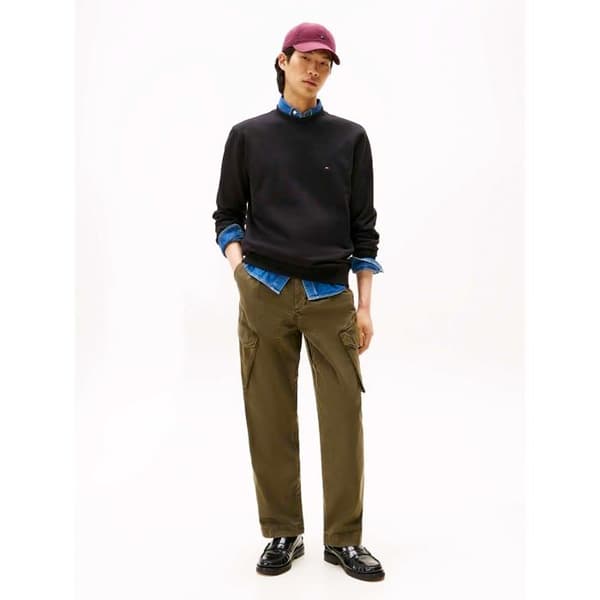 Pull Tommy Hilfiger Essential Flag Embroidery Crew Neck Herr