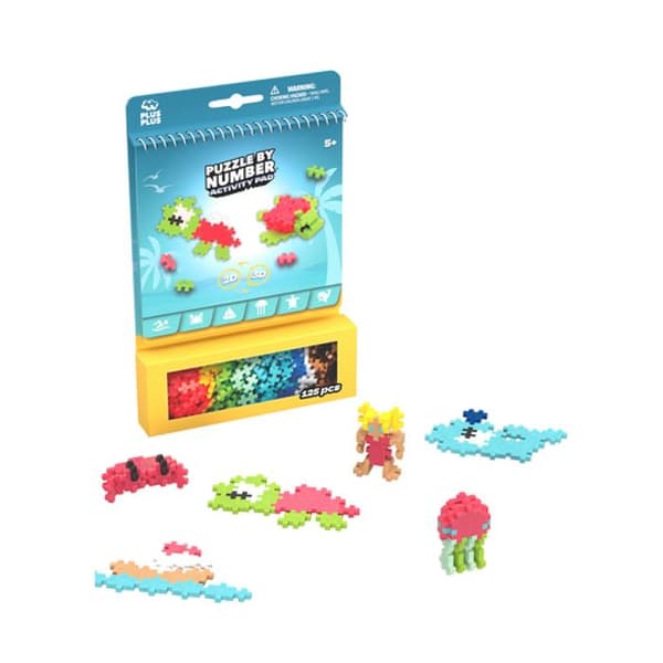 Aktivitetsblock Mini - Plus Plus - Havmodell - 125 delar - Utbildande - Blandat