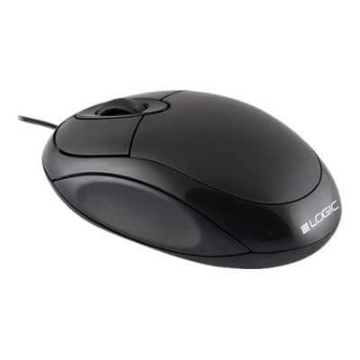 Mus för PC - LOGIC - LM-11 - Trådad - Optisk - Rullhjul