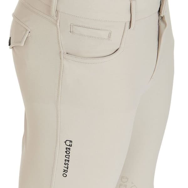 Tävling ridbyxor mid grip Equestro Caspar Light