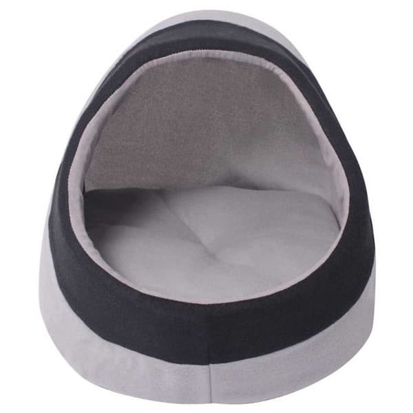 vidaXL Cat Bed Grå och Svart M