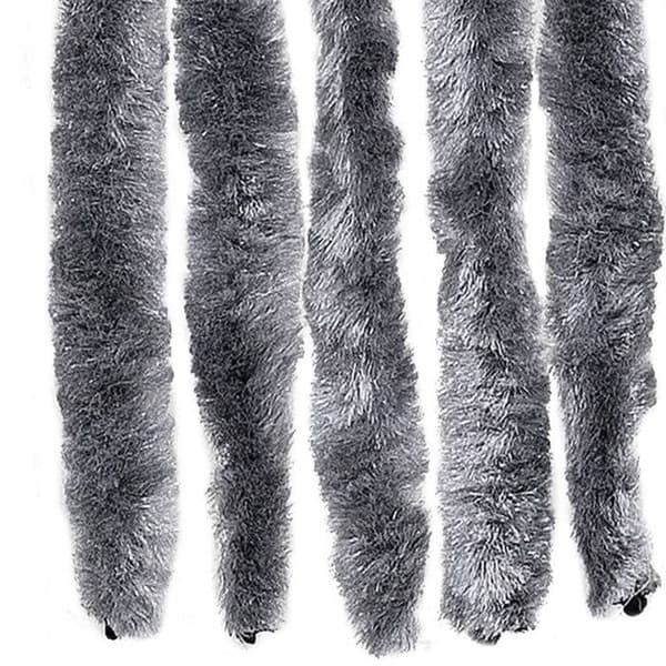 vidaXL Myggnät Silver 100x220 cm Chenille