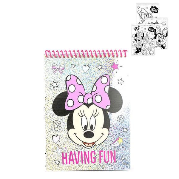 Färglåda med papper - Cerda - Disney Minnie - Multicolor - Inuti - Barn