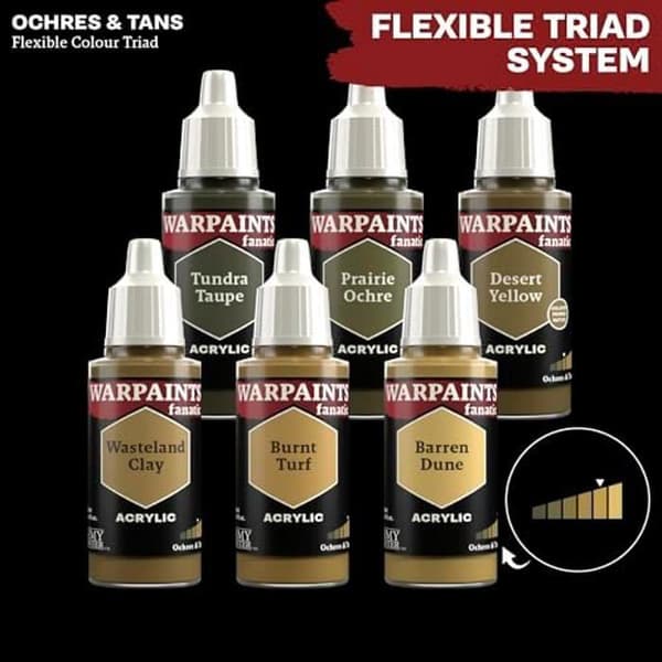 Akrylfärg - THE ARMY PAINTER - Bränt gräs - 18 ml - Homogen blandning - Dosering kontroll