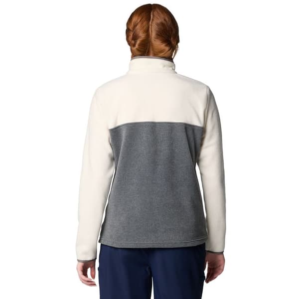 Columbia Benton Springs 1/2 Snap Pull-Over II Dam Grå - Polyesterfleece