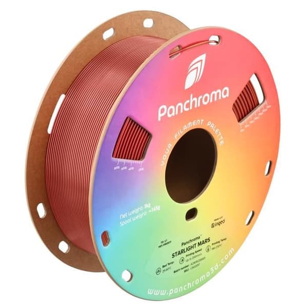 Filament 3D - Polymaker - PolyTerra PLA - Röd - 1,75 mm - Ekologisk
