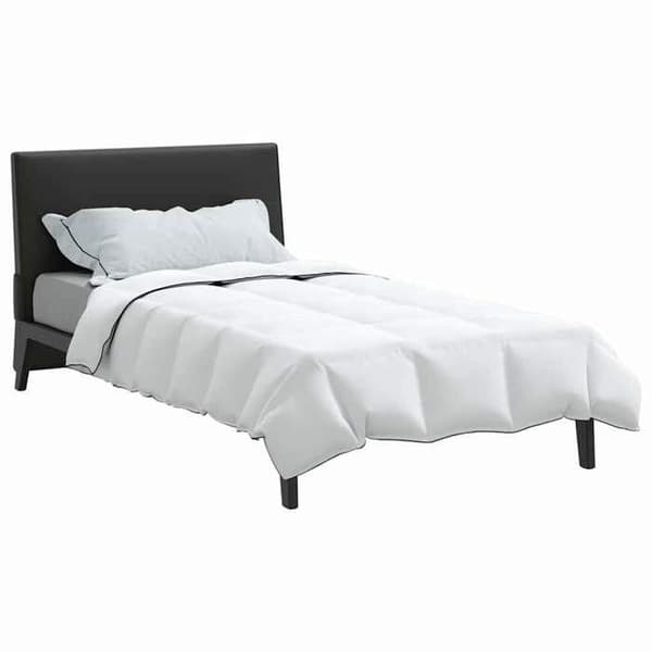 vidaXL Vinterdyna Vit 155 x 200 cm Dun 42007617
