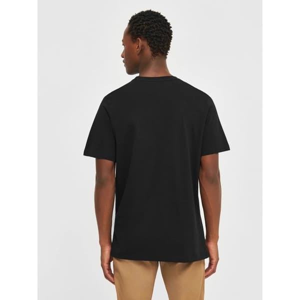 T-shirt med badge KnowledgeCotton Apparel Loke