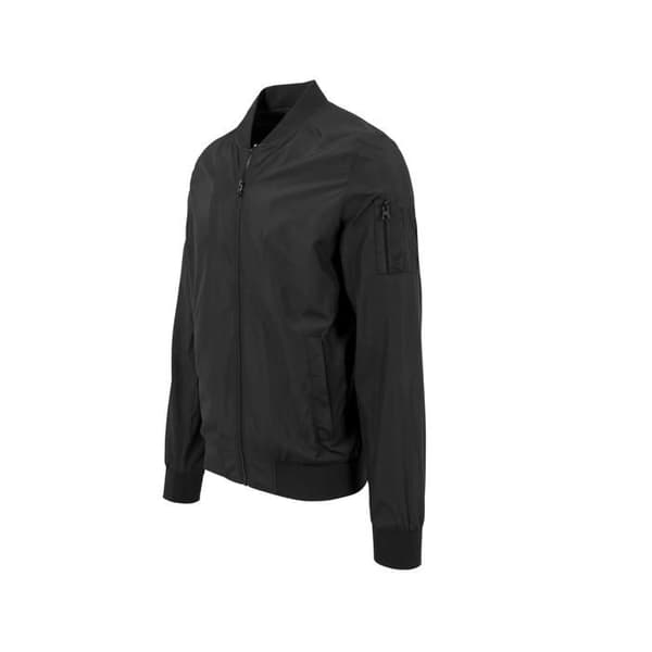 Nylon bomberjacka Build Your Brand - svart
