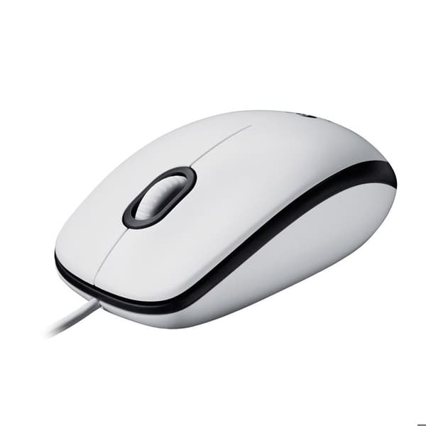 Mus - LOGITECH - M100 - Vit - USB - Ambidexter - 1000 DPI