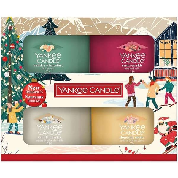 YANKEE CANDLE Presentförpackning med 4 mini ljus i glas