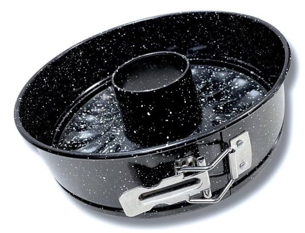 Rund tårtaform - CFLAGRANT - 2i1 - Diameter 24 cm - Kolstål - 2 utbytbara bottnar