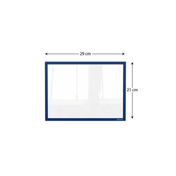 Magnetisk Dokumentficka A4 Blå - 5-Pack