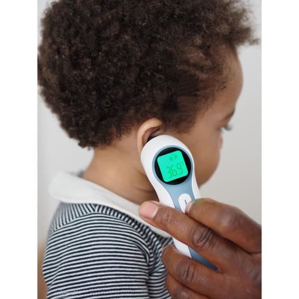 BÉABA - Digital Infrarödtermometer utan kontakt - Frontmätning - Öron - Ambient - Febervarning - Thermospeed