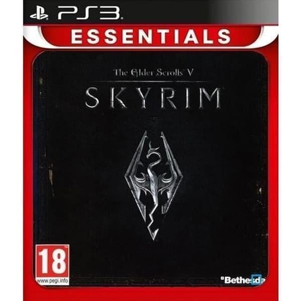Videospel PS3 - BETHESDA - The Elder Scrolls V: Skyrim - Essentials - Rollspel - Blu‑Ray - PEGI 18+