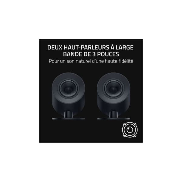 PC-högtalare - Razer - NOMMO V2 X - 2.0-högtalare - THX Spatial Audio - 96 dB