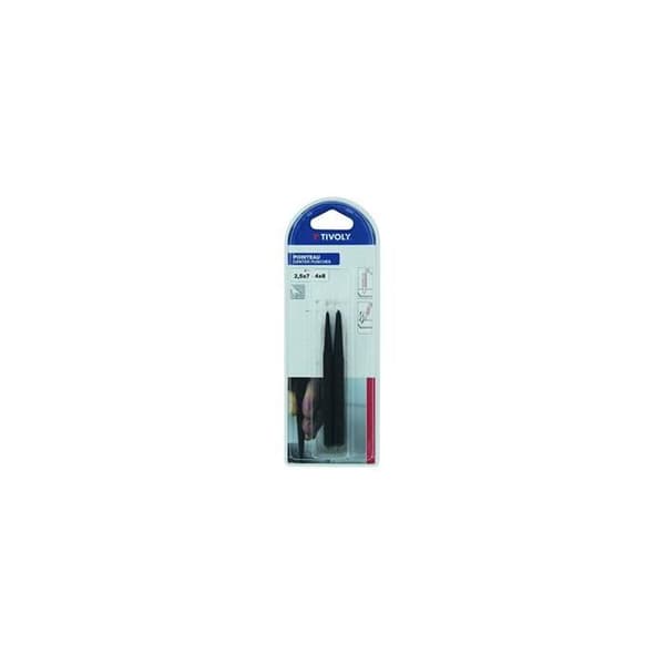 Pointeaux - TIVOLY - 11101320003 - 2-pack - Stål - 7-8 mm