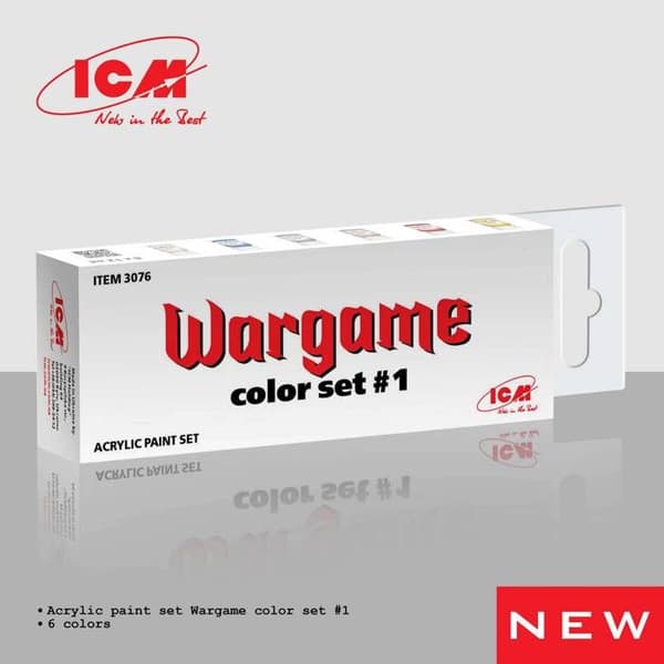 Akrylfärger set för Wargame 1