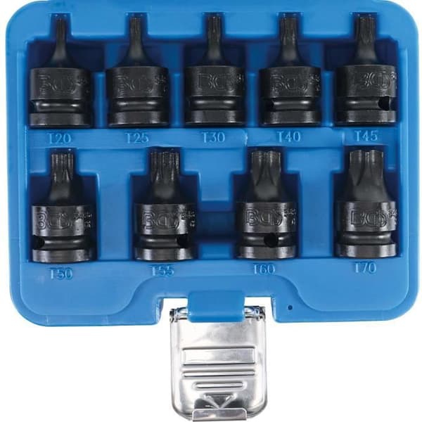 Slagskruvbits - BGS - T20 - 12,5 mm (1/2'') - T-profil (Torx) - Krom-molybdenstål