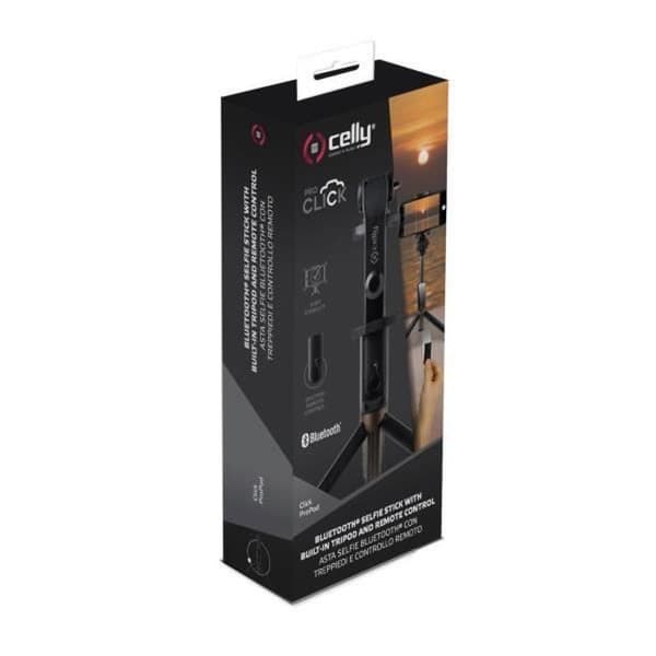 Celly Click Propod, Smartphone, Svart, Universal, 360°