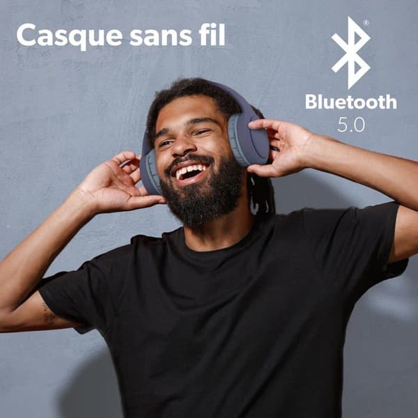 Bluetooth-hörlurar - T'nB - Tonality Max - Trådlös - Svettavvisande - Över-örat