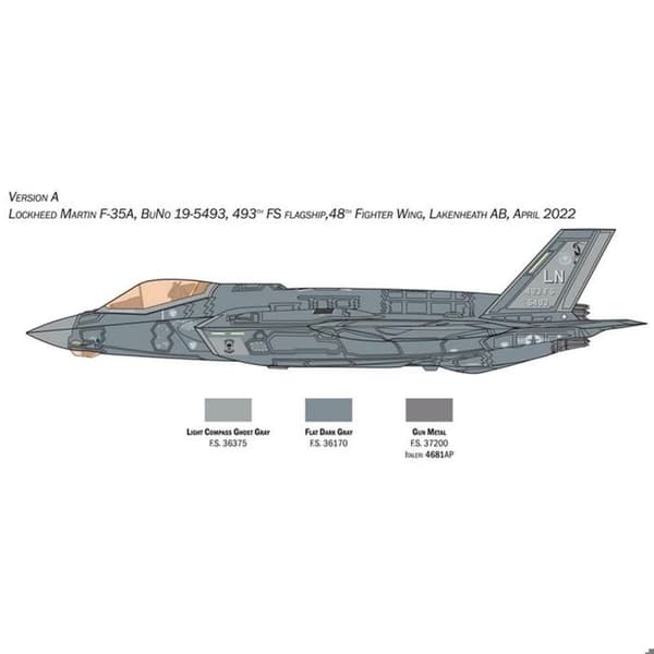 Modellflygplan: Lockheed Martin F-35A Lightning II CTOL