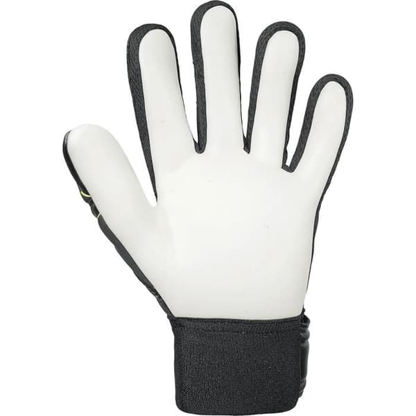 Målvaktshandskar barn Reusch Attrakt Starter Solid Finger Support - svart/säkerhetsgul