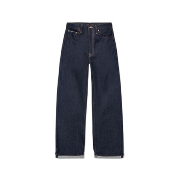 Jeans Loose dam Nudie Jeans Clean Eileen Dry Twilight Selvage