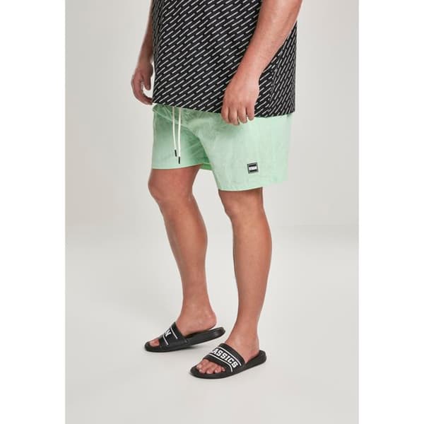 Badshorts - URBAN CLASSICS - Basic - Marinblå - Stora storlekar - Herr