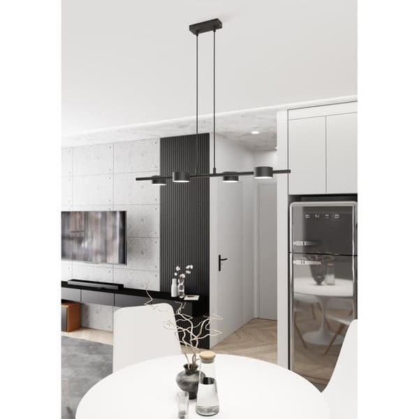 Hänglampa med 4 glödlampor Emibig Lighting Sora