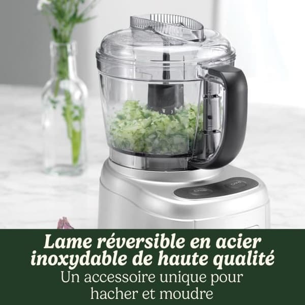 Elektrisk köttkvarn - CUISINART - ECH4E Mini Prep Pro - 250 W - 900 ml - Grå