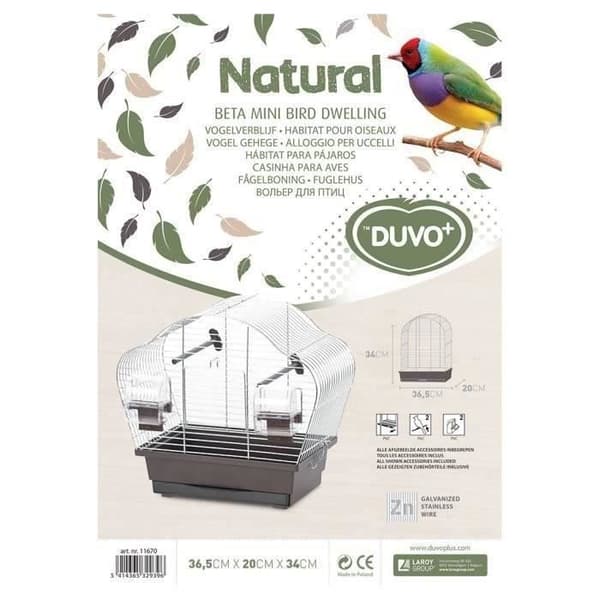 NATURLIG BETA MINI FÅGELBUR