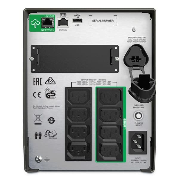 APC Smart-UPS 1500VA LCD - Med SmartConnect - 230 V
