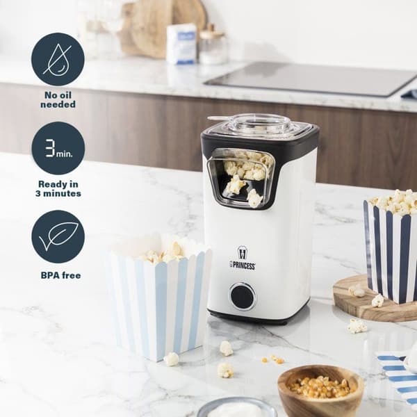 Princess Popcorn Maker 1100 W Vit