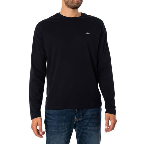 Långärmad T-shirt Regular Shield - GANT - Herr - Svart