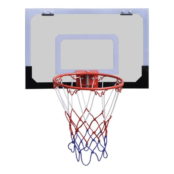 Mini basketbåge med boll och pump