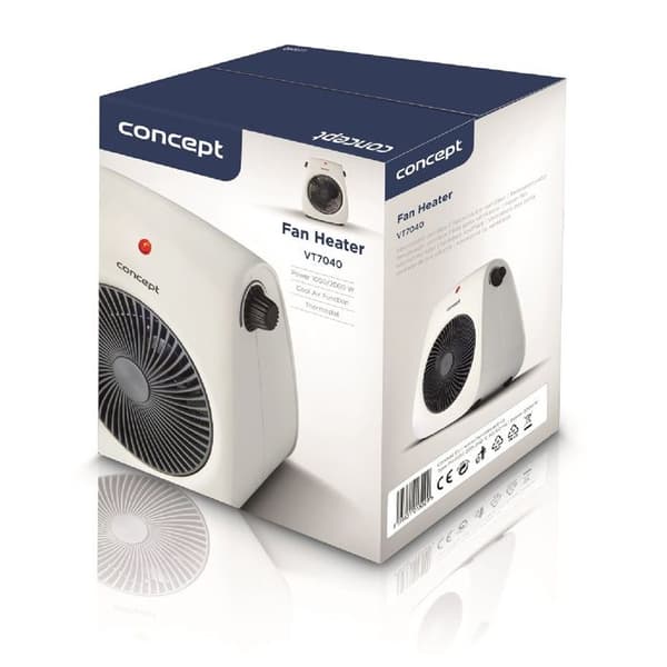 Radiator - Koncept - VT7040 - 2000 Watts - Termostat - Kylfunktion