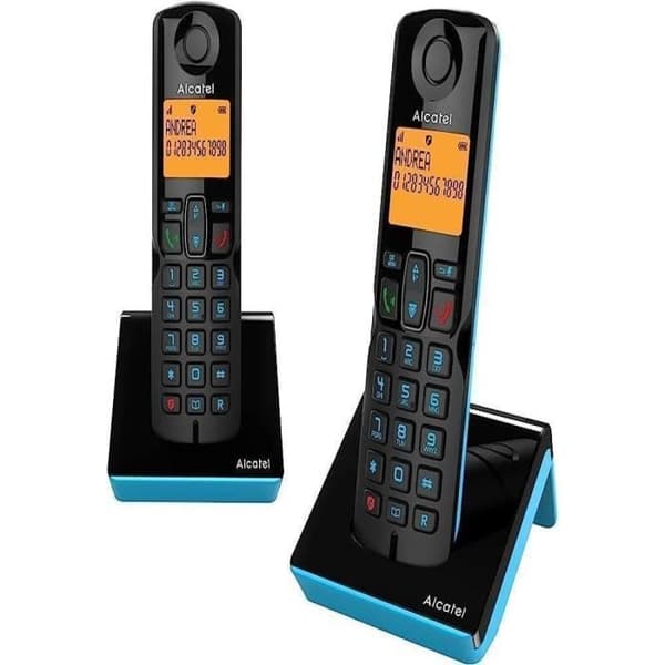 Trådlös telefon - ALCATEL - S280 - Duo - Handsfree - Blockering av samtal