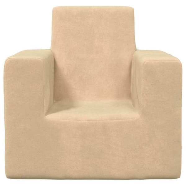 Barnsoffa Kräm Mjuk Plysch