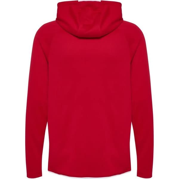 Hummel Core 2.0 hoodiejacka - true red/vit