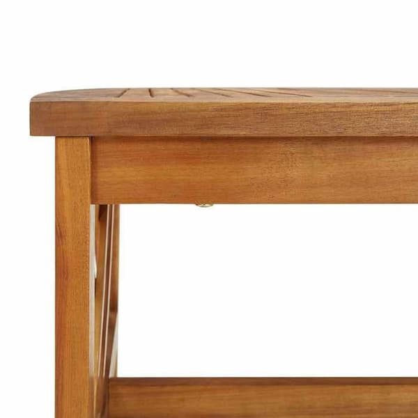 vidaXL Soffbord 102x50x43 cm Solid akaciaträ 310265