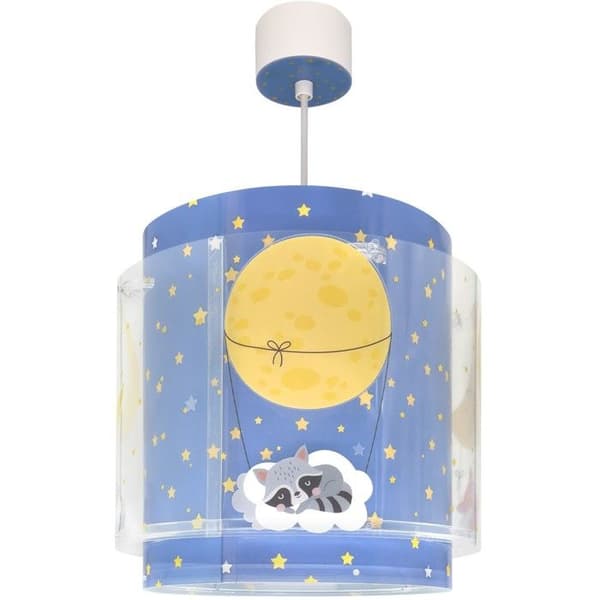 Dalber hänglampa barn Moon Dreams – Måne, blå