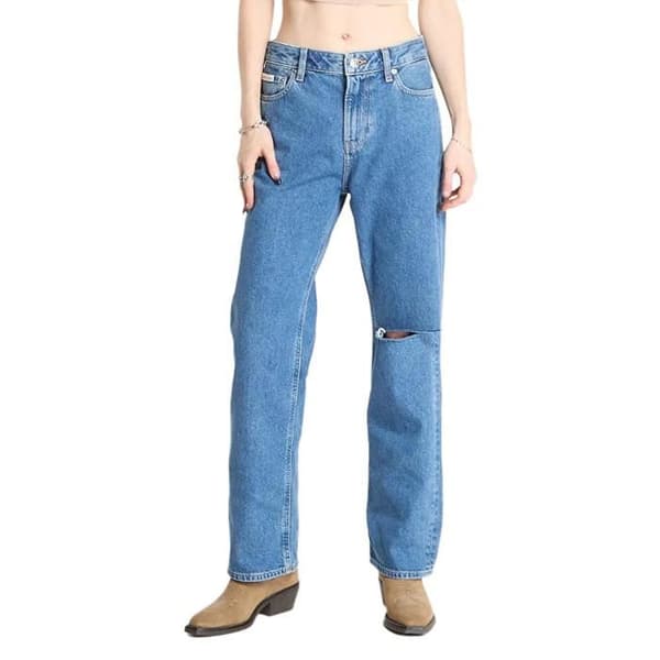Jean Straight Blå Kvinna Calvin Klein Jeans LV047E609G