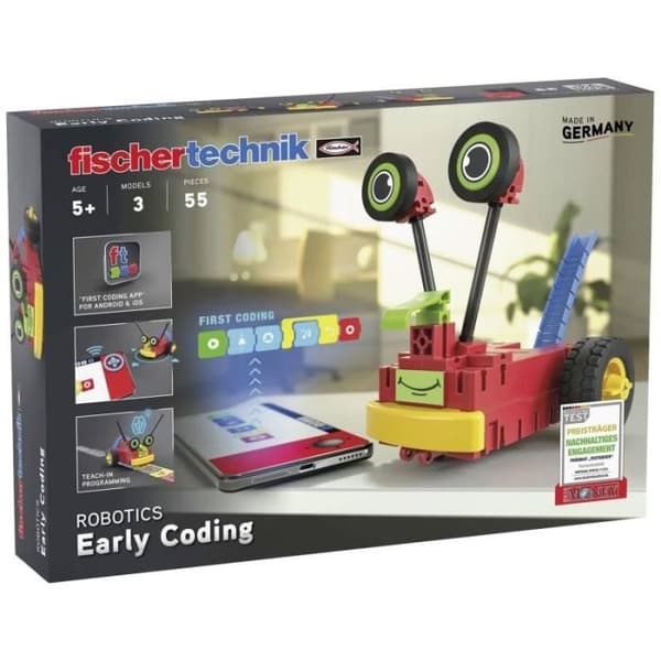 Utbildningsrobot - fischertechnik - Min Första Robot - Programmerbar - STEM - 3 modeller att bygga