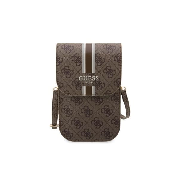 Axelväska Stripe 4G modell Guess Brown